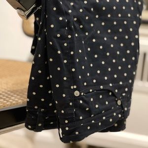 Polka Dot Navy Blue Pants